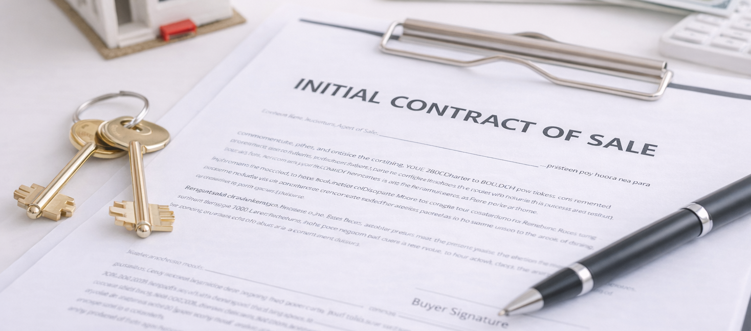Initial Contract of Sale Copy